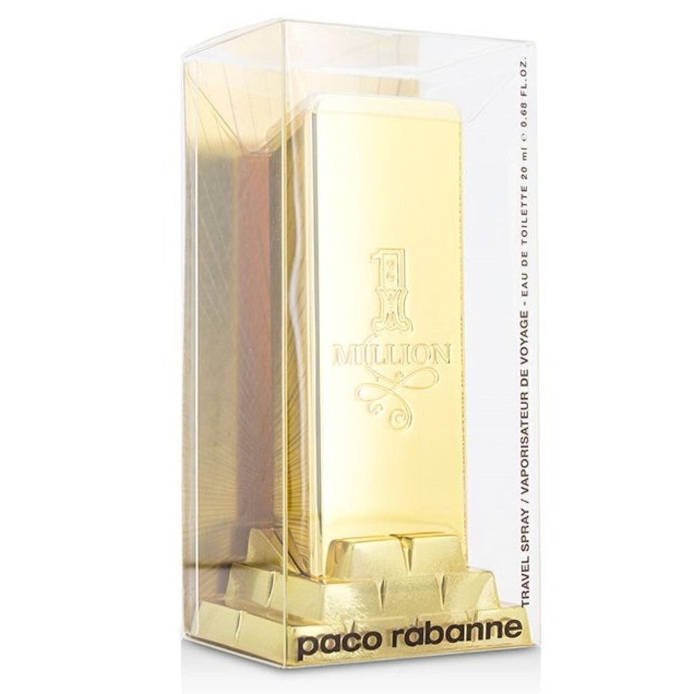 New Paco Rabanne One Million EDT Travel Spray Men's Fragrance 20ml/0.68oz